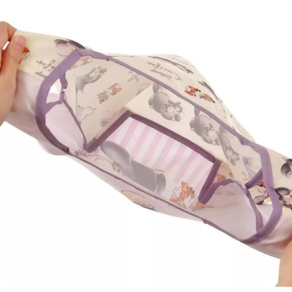 Japan Tokyo Disney Store Lucifer Jack Gus Shopping Eco Bag Pouch CAT DAY 2025 - Picture 9 of 10